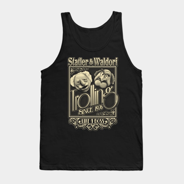 The Grandfathers Of Trolling Tank Top by HELLJESTER